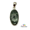 Seraphinite Sterling Silver Pendant