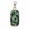 Seraphinite Sterling Silver Pendant