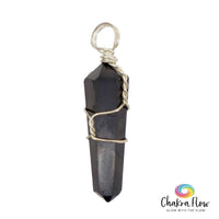 Shungite Double Terminated Pendant