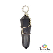 Shungite Double Terminated Pendant