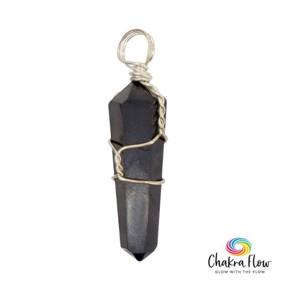 Shungite Double Terminated Pendant