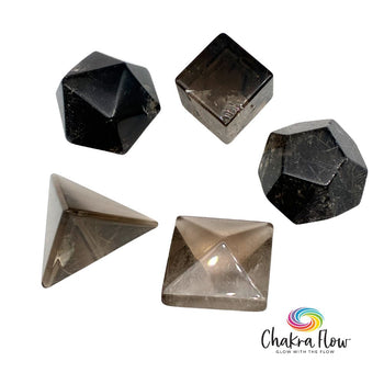 Smoky Quartz Sacred Geometry