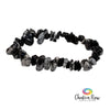 Snowflake Obsidian Chips Bracelet