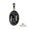 Snowflake Obsidian Sterling Silver Pendant