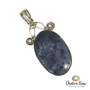 Sodalite Sterling Silver Pendant