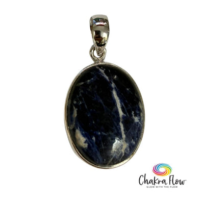 Sodalite Sterling Silver Pendant