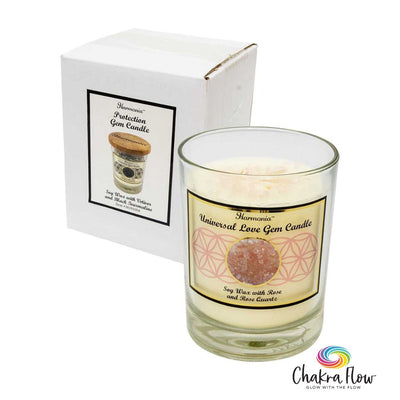 Soy Candle Universal Love - Rose Quartz