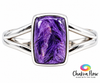Charoite Sterling Silver Ring