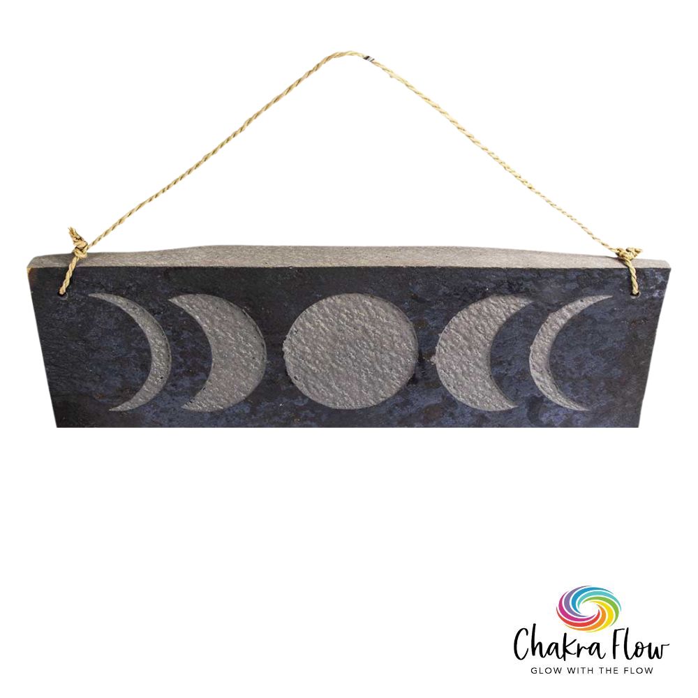 Stone Wall Hanging - Moon Phases