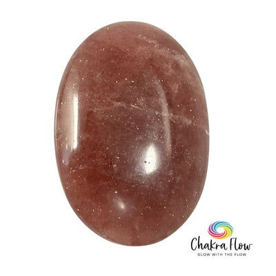 Strawberry Quartz Palm Stone