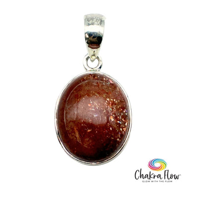 Sunstone Sterling Silver Pendant
