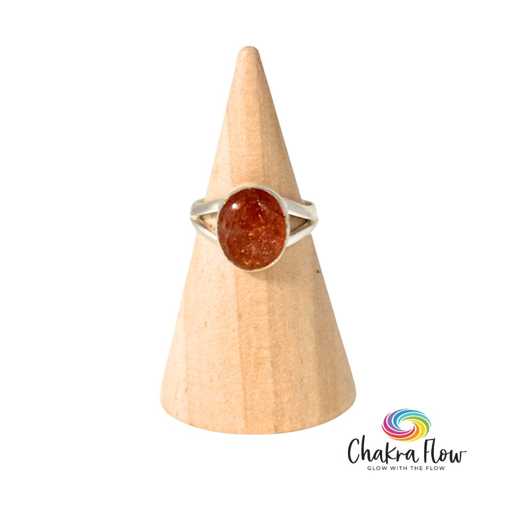 Sunstone Sterling Silver Ring