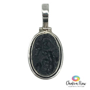 Tektite Sterling Silver Pendant