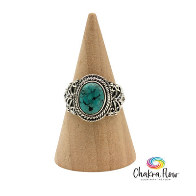 Tibetan Turquoise Sterling Silver Ring