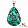 Tibetan Turquoise Sterling Silver Pendant