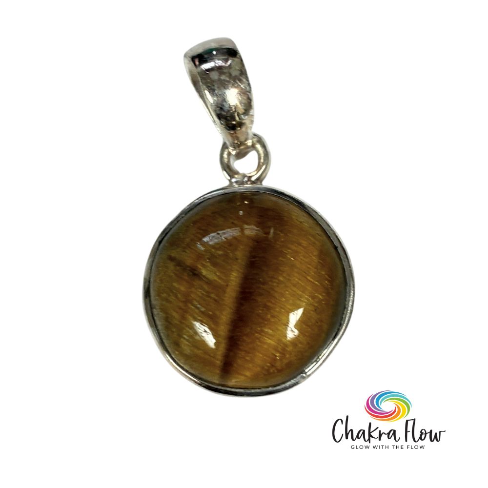 Tiger's Eye Sterling Silver Pendant