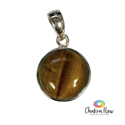 Tiger's Eye Sterling Silver Pendant