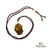 Tiger's Eye Macrame Pendant