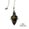 Tiger's Eye Ornate Pendulum