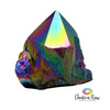 Titanium Aura Amethyst Cut Base
