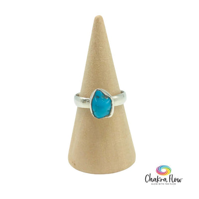 Turquoise Sterling Silver Ring Size 6
