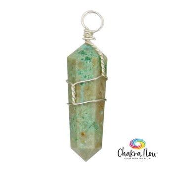 Turquoise Wire Wrapped Pendant