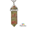 Unakite Double Terminated Pendant