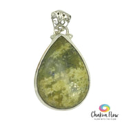 Vesuvianite Sterling Silver Pendant