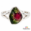 Watermelon Tourmaline Sterling Silver Ring Size 5