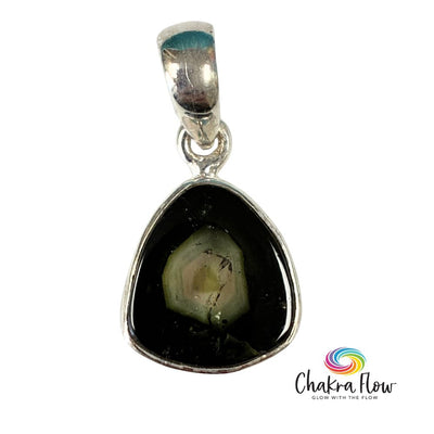 Watermelon Tourmaline Sterling Silver Pendant