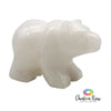 White Jade Bear Figurine