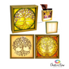 Wood Frame LED Light Tree of Life