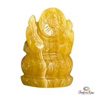 Yellow Calcite Ganesh