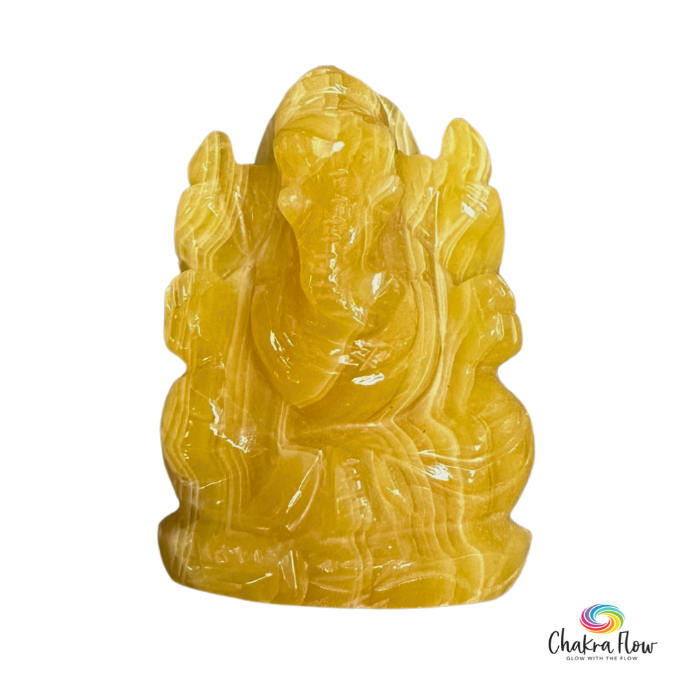 Yellow Calcite Ganesh 