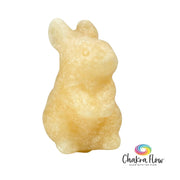 Yellow Calcite Rabbit Figurine