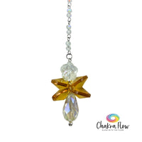 Yellow Angel Suncatcher
