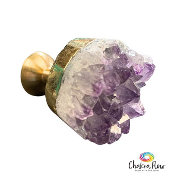 Amethyst Cluster Knob