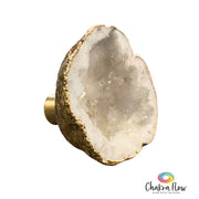 Chalcedony Geode Knob