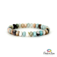 Amazonite Donuts 8mm Bracelet