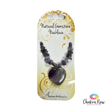 Amethyst Heart Pendant