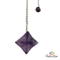Amethyst Merkaba Pendulum