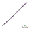 Amethyst Sterling Silver Bracelet
