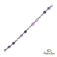 Amethyst Sterling Silver Bracelet