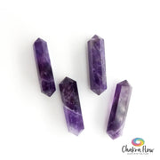 Chevron Amethyst Wand Points