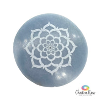 Angelite Coaster/Incense Burner