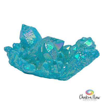 Aqua Aura Quartz Cluster