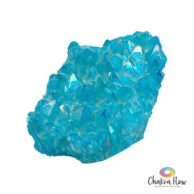 Aqua Aura Quartz Cluster