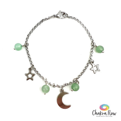 Green Aventurine Charm Bracelet