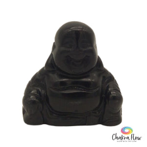 Black Obsidian Buddha
