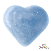 Blue Calcite Heart